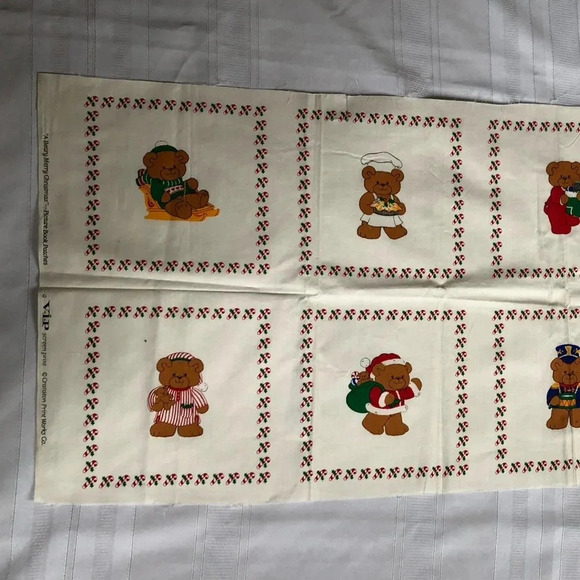 Vtg Cranston Print Works Teddy Bear Book Cut and Sew - Picture 7 of 9